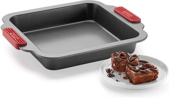 Lekue Baking Pan Made of Stainless Steel with Ceramic Coating 20x20cm