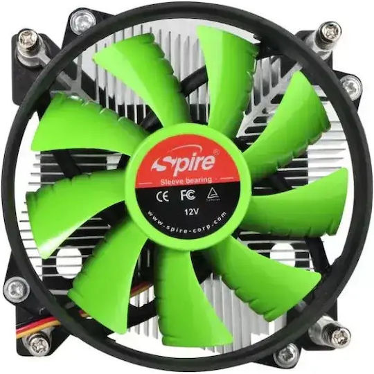 Spire QuadroFlow RGB Охладител за ЦПУ за Socket 1700 Черен