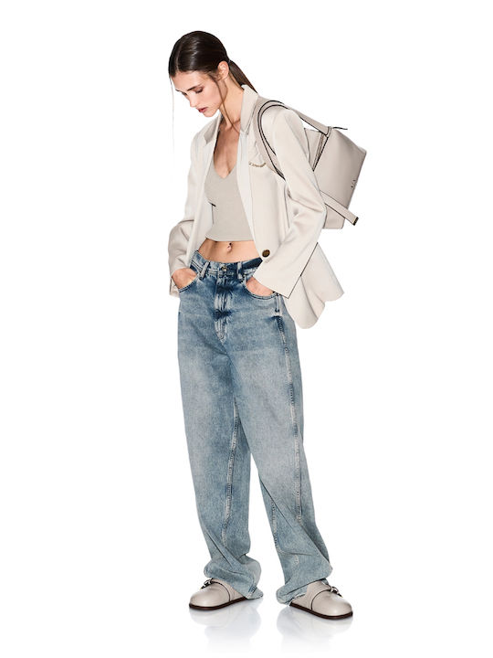 Armani Exchange Long Women's Beige Blazer