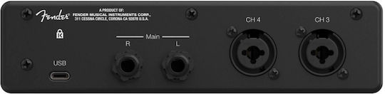 Fender Quantum LT 4 2777700613 Placă de Sunet Externă Profesională cu Conectare USB
