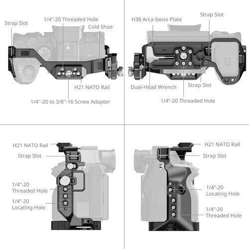 SmallRig 6027 Hawklock Cage Kit Sony Alpha 7v 7rv 7iv