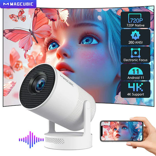 Magcubic HY300 Pro Mini Projector LCD HD με Wi-Fi και Ενσωματωμένα Ηχεία