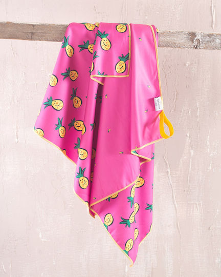 Rythmos Kids' Beach Towel Fuchsia 160x90cm