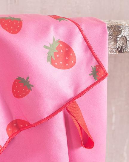 Rythmos Kids' Beach Towel Red 160x90cm