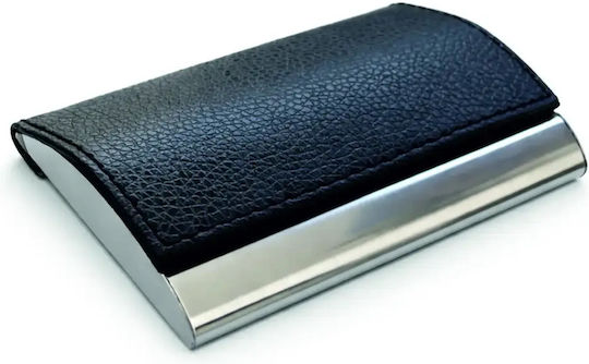 Business Card Stand Leatherette Black Code Kvz-010b