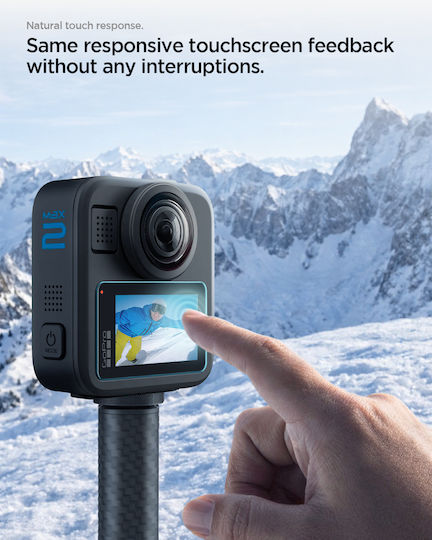 Spigen Glass Tr Slim 2 Pack Gopro Max 2 Agl11230