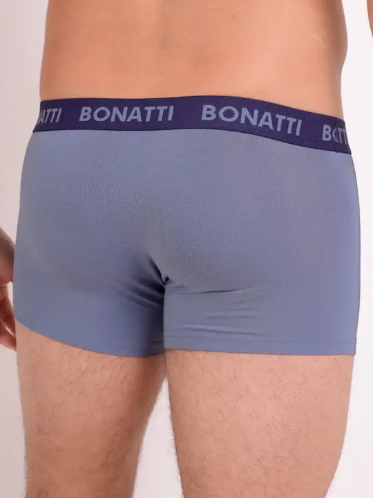 Men's Boxer Blue Printed
