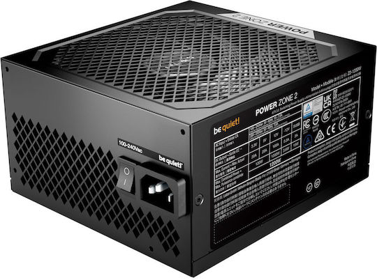 Be Quiet Power Zone 2 1200W Black Power Supply Full Modular 80 Plus Platinum