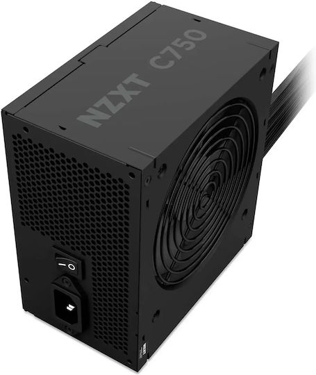 NZXT C750 750W Black Computer Power Supply Full Wired