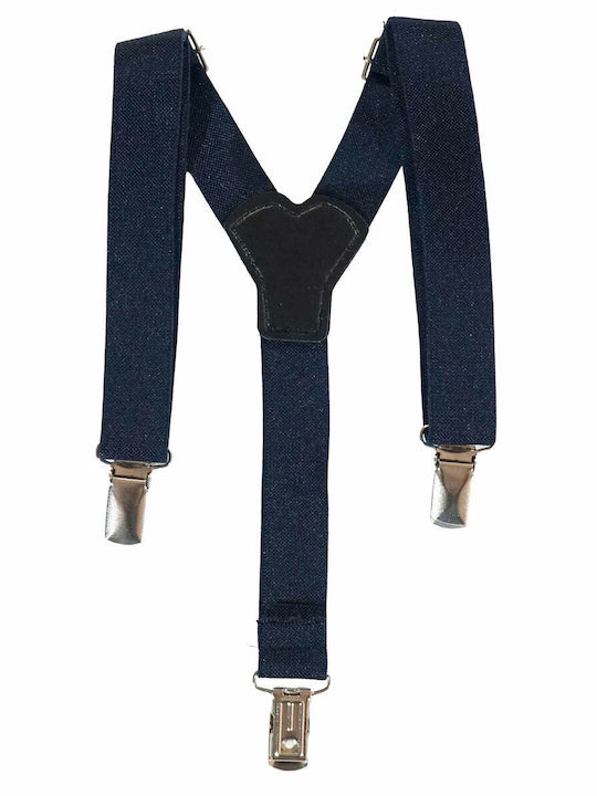 I’men Set Suspenders Bow Tie Blue Gentleman