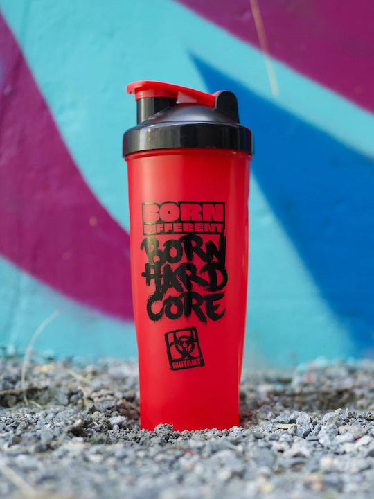 Mutant Shaker Proteic 1000ml Plastic Roșu