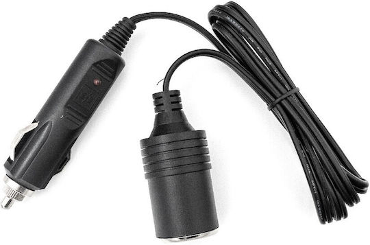 Car Zigarettenanzünder Verlängerungskabel 12-24v 1m 10a Sicherung Carguard Usc005