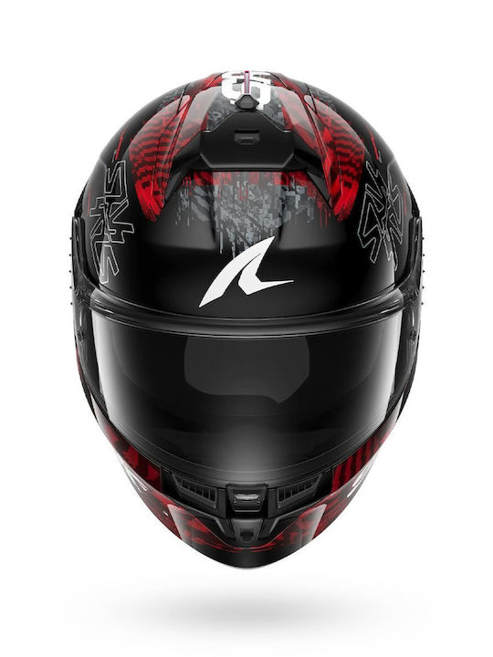 Shark Cup Speed-Vib Black/Red/Silver Motorcycle Helmet Full Face ECE 22.06
