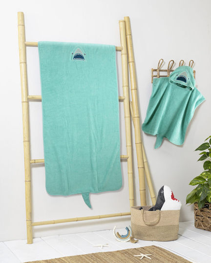 Nima Mako Kid's Beach Poncho Light Blue 60cm