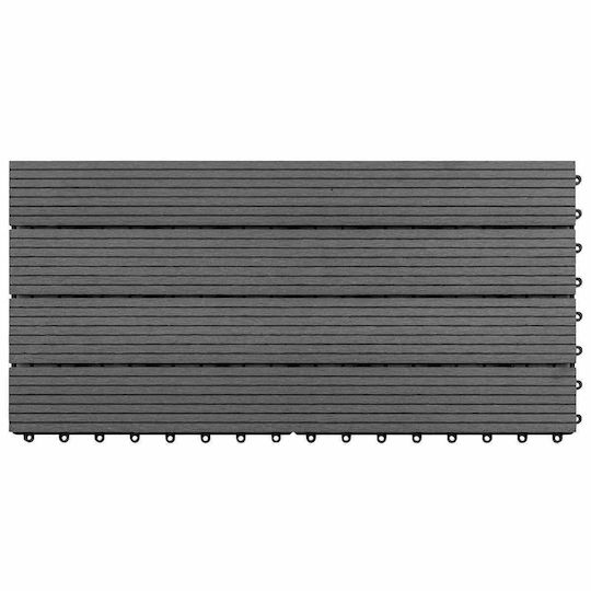 vidaXL Decking Board for Garden Flooring from WPC 60x30cm 6 Pieces