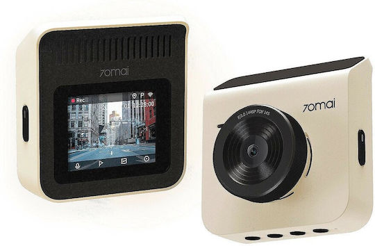 70Mai A400 Κάμερα DVR Αυτοκινήτου 1440P με Οθόνη Wi-Fi, GPS Καταγραφικό DVR Αυτοκινήτου