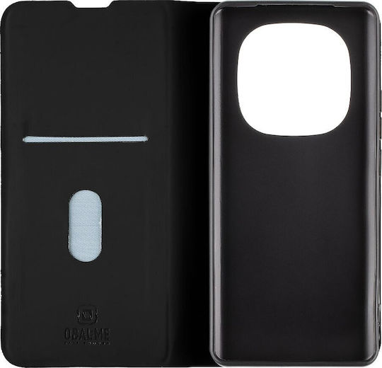 Obal:Me Smoothtouch Книга Кожа Черен (Xiaomi 14 ProRealme 14 ProHonor X7)