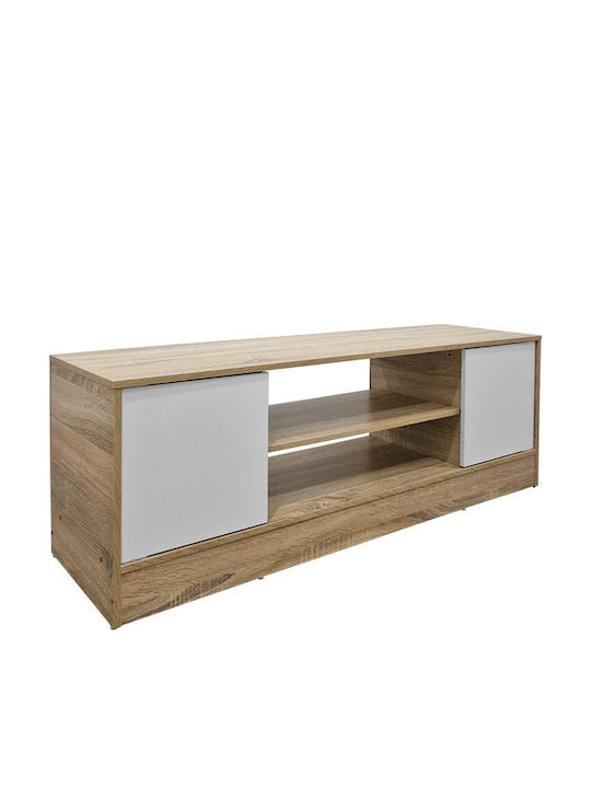 TV Stand Sasa White L120xW35xH41.5cm