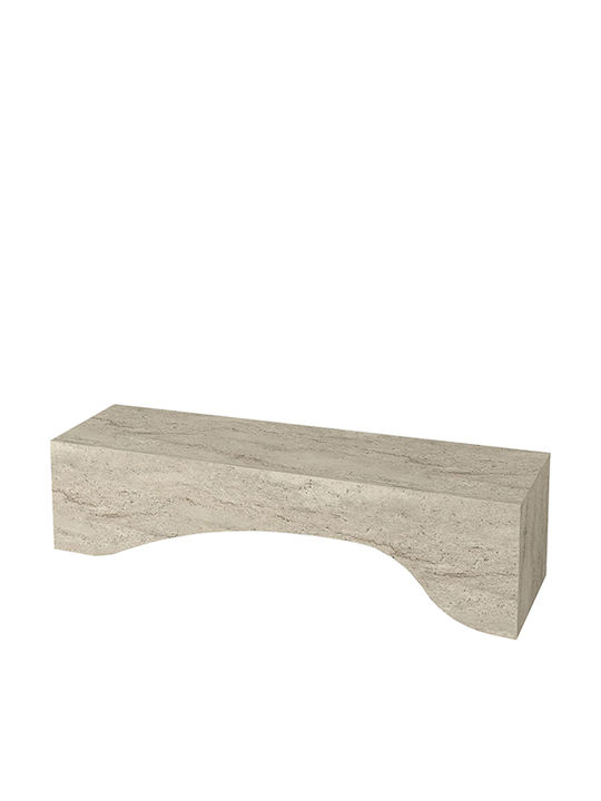 Έπιπλο Τηλεόρασης Mara με Φωτισμό LED Travertine Μ150xΠ31.4xΥ40cm