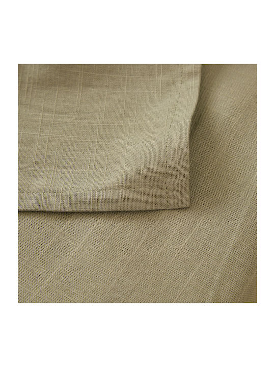 Cotton Tablecloth A-s Joy Khaki 150x250cm