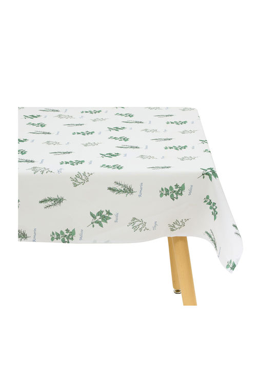 Stain Resistant Tablecloth A-s Garrigue L.green 140x240cm