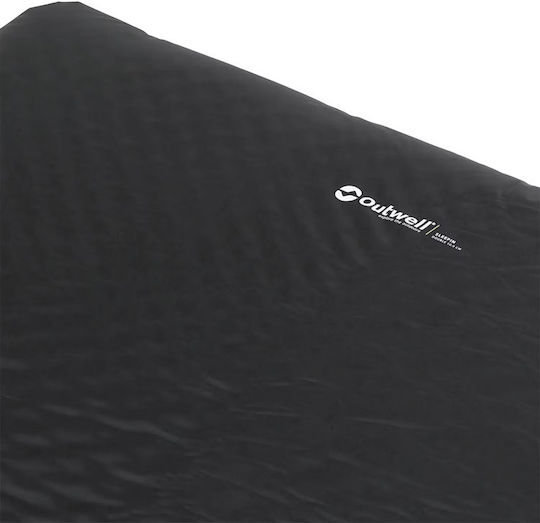 Outwell Самонадуваем Двуместен Къмпинг Матрак 63x124см Дебелина 10см Черен