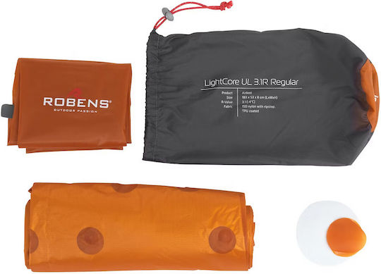 Robens Selbstaufblasendes Einzeln Camping Schlafmatte Orange