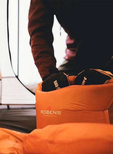 Robens Selbstaufblasendes Einzeln Camping Schlafmatte Orange
