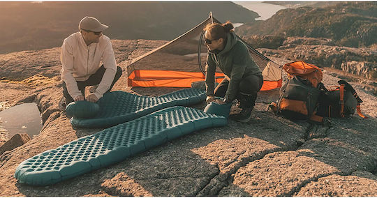 Robens Αυτοφούσκωτο Μονό Υπόστρωμα Camping Μπλε
