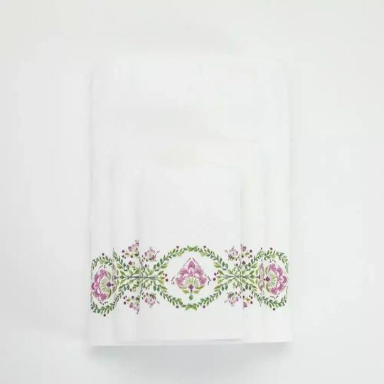 Borea Bath Towels Set 3 pcs Lotus Cream