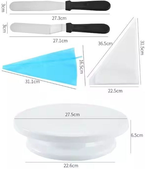 Alista Home Set de Instrumente de Patiserie din Plastic 28cm 55 Bucăți