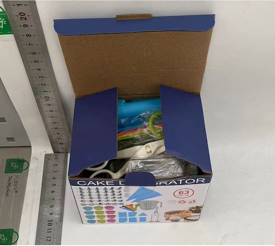Alista Home Set de Unelte de Patiserie din Plastic 10.5x10.5cm 63 Bucăți