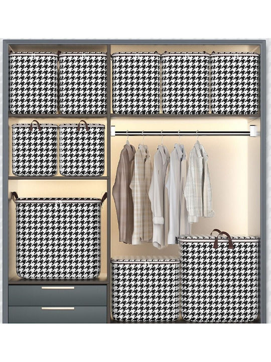 Alista Home Coș De Depozitare Din Țesătură Cu Capac Negru 40x50x50cm