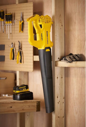 Stanley Φυσητήρας Χειρός 20V με 1 Μπαταρία 4Ah & Μέγιστη Ταχύτητα Αέρα 145km/h