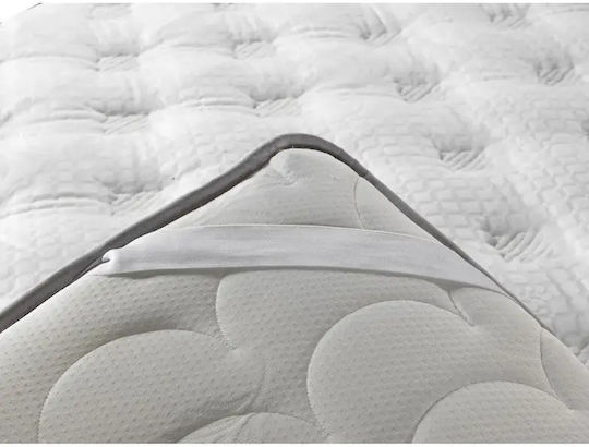 Topper Saltele Diamond Medie Fermitate Gri 120x200x5cm