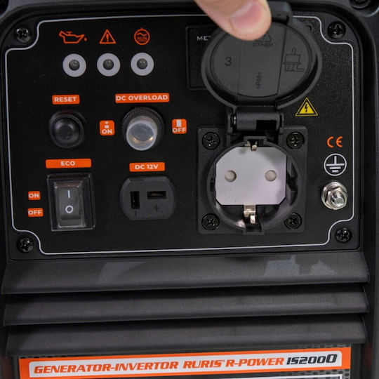 Ruris R-power IS2000 Generator Inversor Pe Benzină Patru Timpi Cu Putere Maximă 2kVA