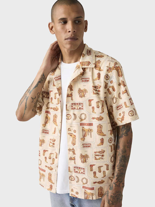 Sunset Camp Short Sleeve Shirt Beige