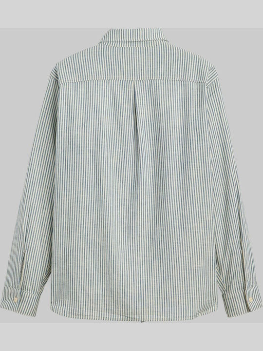 Long Sleeve Shirt in Regular Fit Blue
