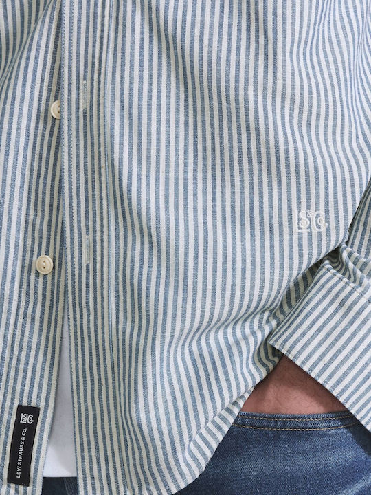 Long Sleeve Shirt in Regular Fit Blue
