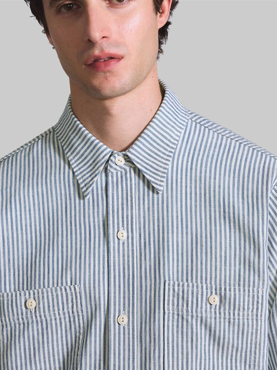 Long Sleeve Shirt in Regular Fit Blue