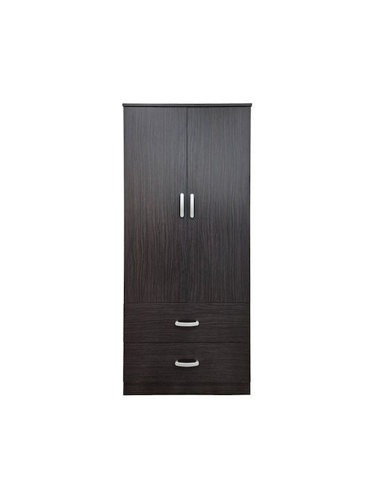 Alvia Dulap Cu Uși Duble Wenge 80x51.5x180cm