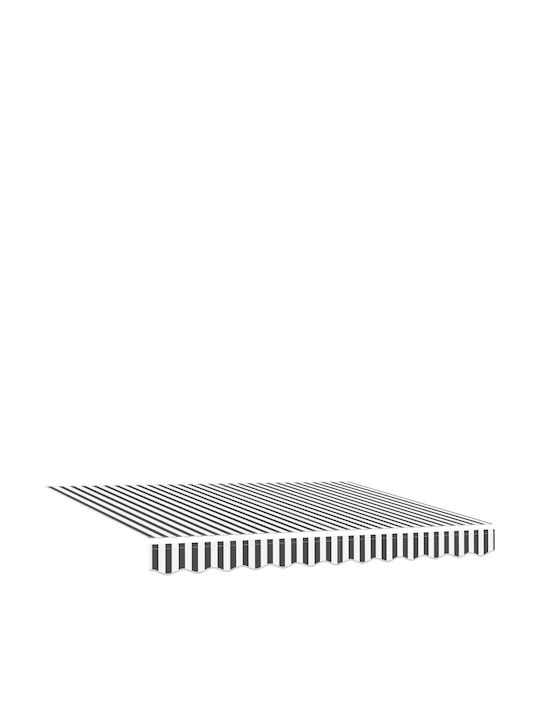 vidaXL Τέντα Βεράντας Γκρι 3.5x2.5m