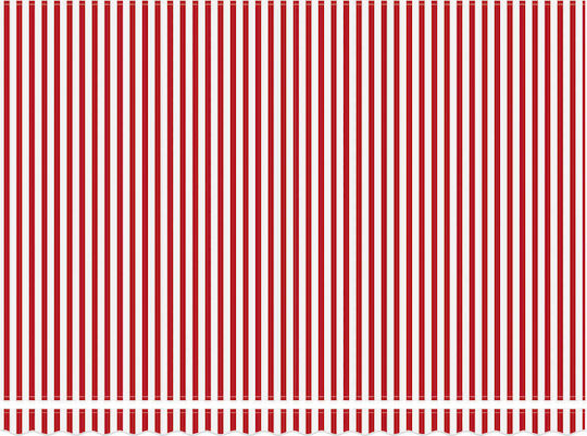 vidaXL Awning Fabric Red with PU Coating 3x4m