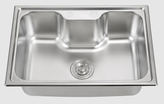 Hydra 68-0230 Drop-In Inox M62xW43cm Silver