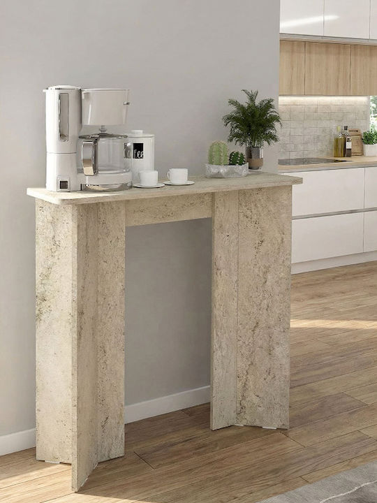 Consolă Din Lemn Travertine L90x l29,6x Î91,8cm