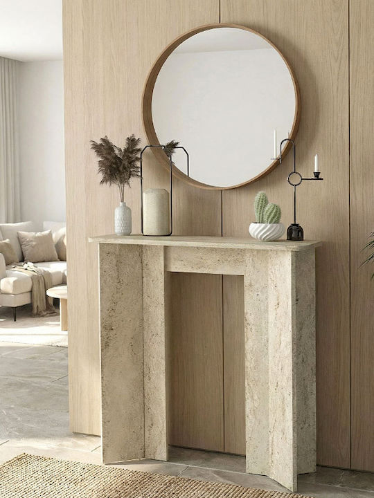 Consolă Din Lemn Travertine L90x l29,6x Î91,8cm