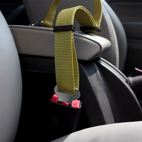 Centură de Siguranță Auto pentru Câine Kaki