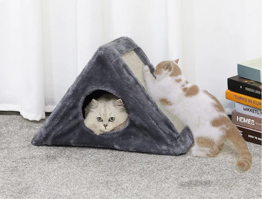 Cozy Cat House Scratching Area Ball 44x42x26 Cm Gray
