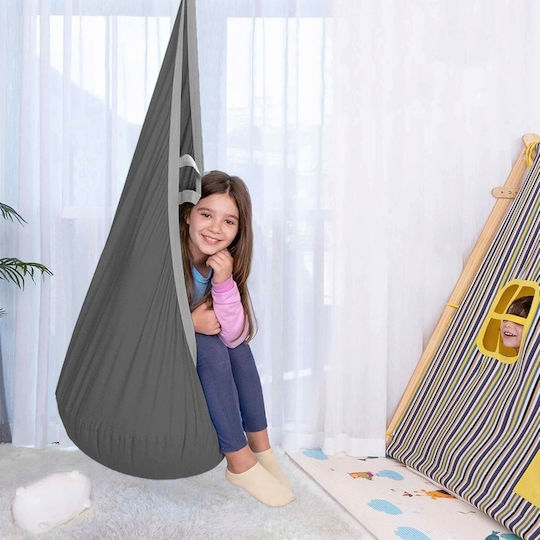 Leagăn Suspendat Metalic 70x150cm Gri