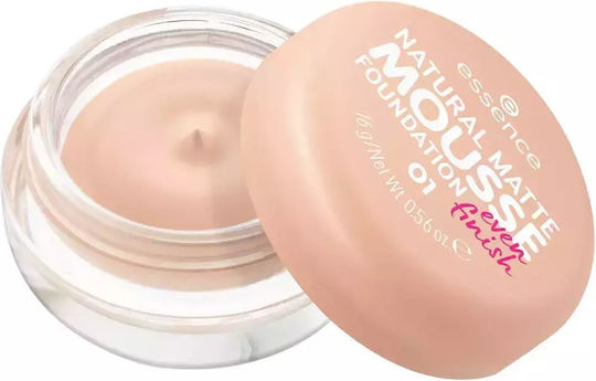 Essence Natural Matte Mousse Foundation 01 Nude 16gr